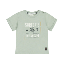 Dirkje-Jongens T-shirt-Soft sage