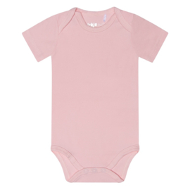 Dirkje-Baby Meisjes romper korte mouw-Licht roze