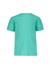 Bampidano Junior Boys short sleeve T-shirt Enzo plain with print CACTUS-Green