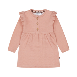 Dirkje-Meisjes Jurk Ls-Dusty Pink