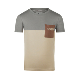 Koko Noko-Jongens T-shirt korte mouw- Grijs
