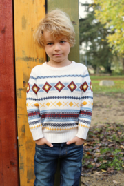 Blue Seven-Kids Boys knitted pullover-Off white orig