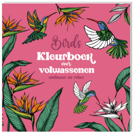 Interstat-Kleurboek voor volwassenen-Birds-Roze