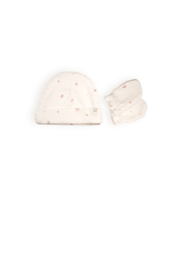 Petite Maison-Baby Muts & Krabwantjes Set -Roze