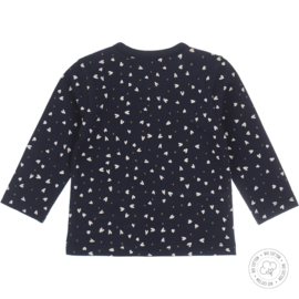 Dirkje-Baby Boys t shirt Bio Cotton -Navy