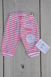 Ducky Beau-Baby Girls pre Pants-Rose stripe