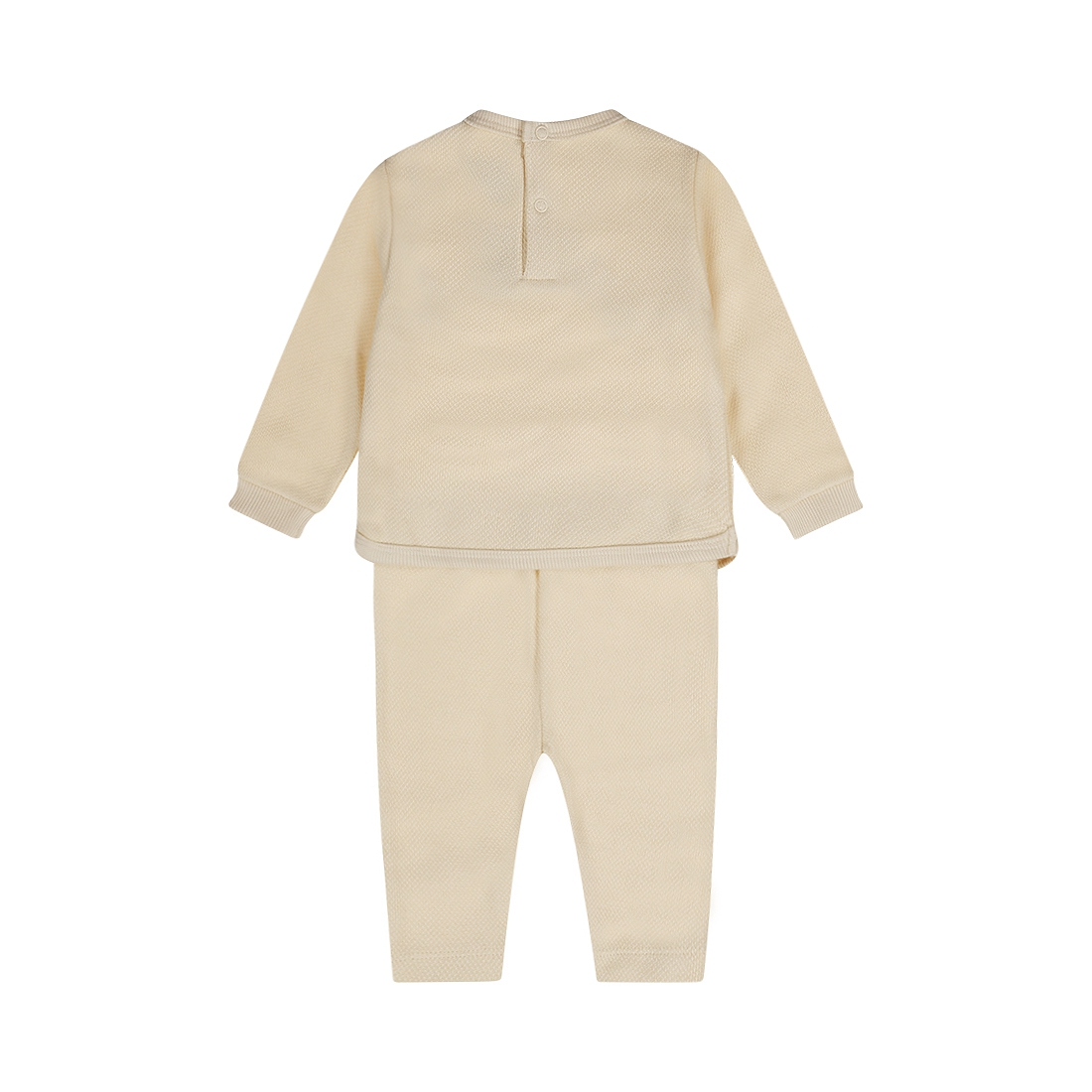 Dirkje-Meisjes 2 pce babypakje ls-Off white