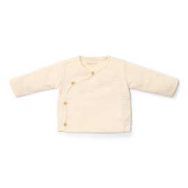 Little Dutch -T-shirt overslag lange mouw-Creme