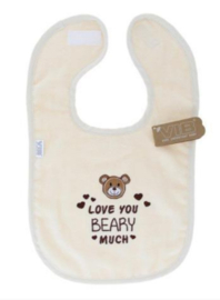 VIB-Slabbetje Love you BEARY much- Beige