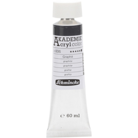 Acryl color-graphite (806), opaque, extr. fade resistant, 60ml-Schmincke AKADEMIE