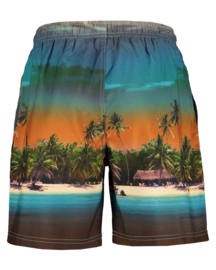 Blue Seven-Boys woven beach bermuda-Sea Orig