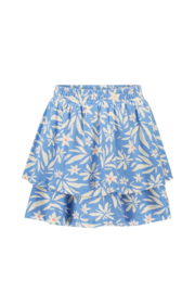 Moodstreet-Meisjes  REBELLE Miami-Bloemen rok-Miami Blauw