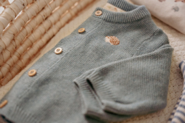 Little Dutch - Gebreid vestje- Baby Blue