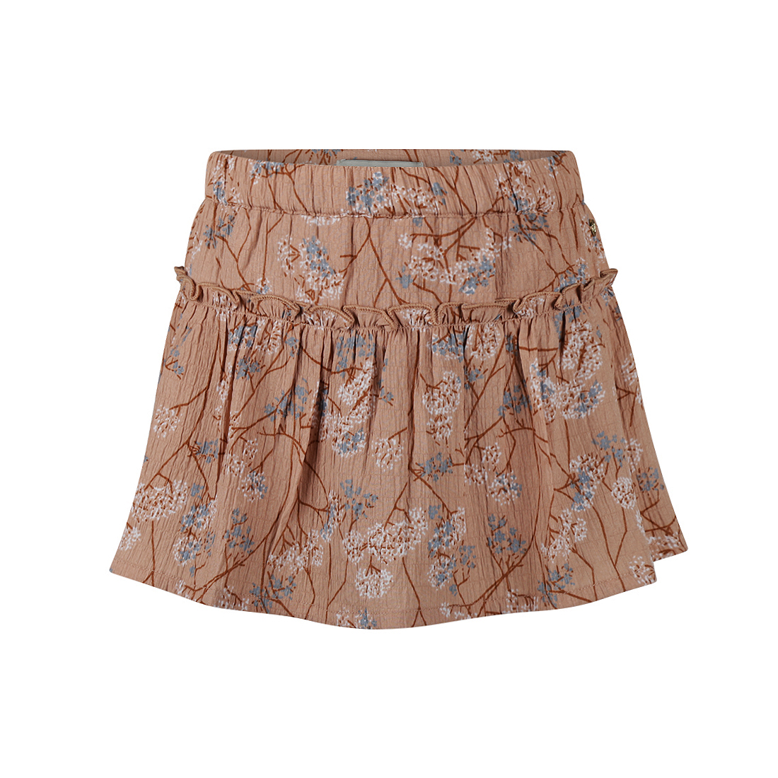 Koko Noko-Meisjes Rok met korte broek-Caramel bruin