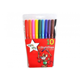 Crea-kit-Viltstiften 10 stuks- Multicolor