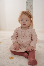 Little Dutch-Jurkje lange mouw Fairy Flowers-Roze
