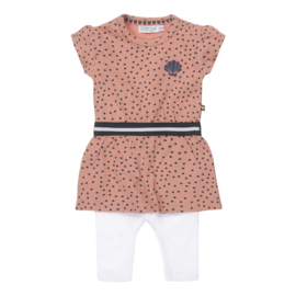 Dirkje-Meisjes babyset 2 pce ss-Oud roze