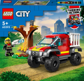 Lego City brandweer 4x4 Brandweertruck redding Set - 60393