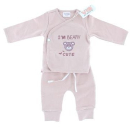 VIB.-2-Delige Setje I'm Beary Cute-Rose smoke