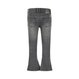 Koko Noko-Meisjes Jeans flair-Grijze jeans