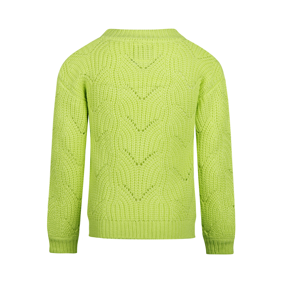 Koko Noko-Meisjes  Sweater met verlaagde schouder-Lime