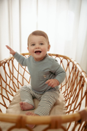 Little Dutch - Broekje-Steen blauw streep