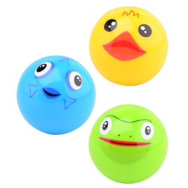 Johtoy-Happy World dieren bad speelballen 3 stuks in net