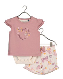 Blue Seven-Meisjes babypakje 2 pcs set-Mauve