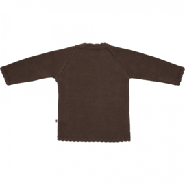 Klein Baby-Sweater Ruffle-Purple