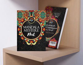 Kleurboek voor volwassenen 30 afb. Mandala Mystere-Black