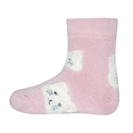 Ewers-Thermo baby sokken- Bears-Altrosa rose