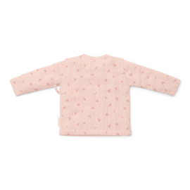 Little Dutch-T-shirt overslag lange mouw Fairy Flowers-Roze