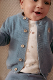 Little Dutch - Gebreid vestje- Baby Blue