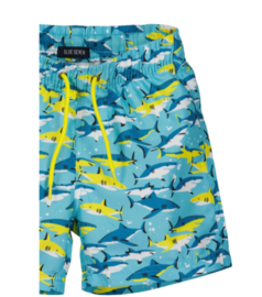 Blue Seven-Jongens strand bermuda-Cyan Blauw