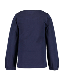 Blue Seven-Kids Meisjes T-shirt-Nacht blauw