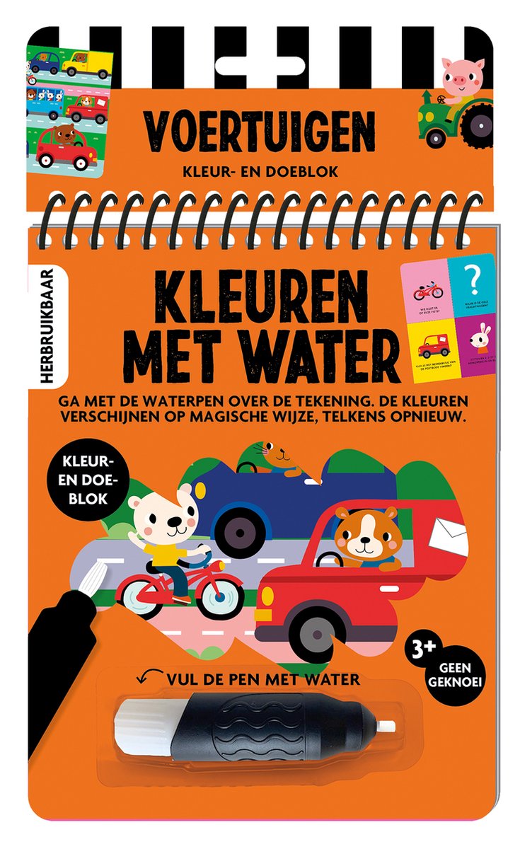 Insterstat-Kleuren met water-Voertuigen