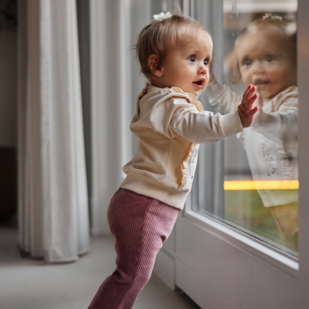 Dirkje-Meisjes Sweater -Off white