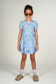 Moodstreet-Meisjes  REBELLE Miami-Bloemen rok-Miami Blauw