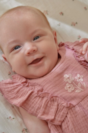Little Dutch -Jurk roze met broekje Pink Blush