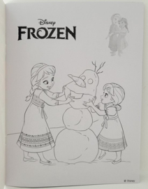 Walt Disney color and stickers - Frozen-paars