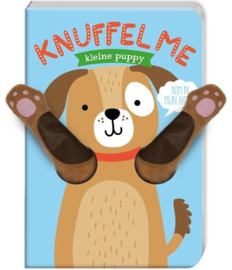 Image Books-Knuffel me - Kleine puppy- Blauw