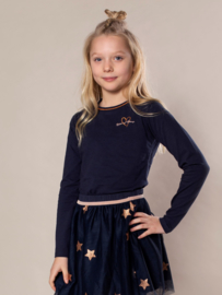 DJ Dutch Jeans-Girls T-shirt ls-Navy