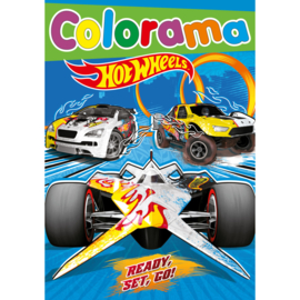 Kleurboek Hot Wheels Colorama - Ready Set Go!-Blauw