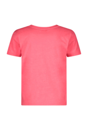 Moodstreet-Meisjes   SISLEY pink flower t-shirt Roze