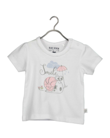 Blue Seven-Meisjes t-shirt -Wit