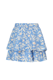 Moodstreet-Meisjes  REBELLE Miami-Bloemen rok-Miami Blauw