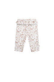 Petite Maison-Skyler pants with ruffle detail at waist-AOP Leaves