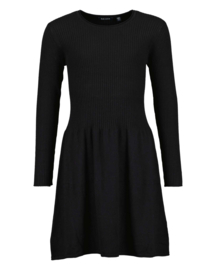 Blue Seven-Girls knitted dress-Black
