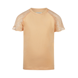 No Way Monday-Meisjes T-shirt ss-Perzik
