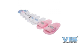 VIB-Unisex Baby Slipper VIB' -White-silver